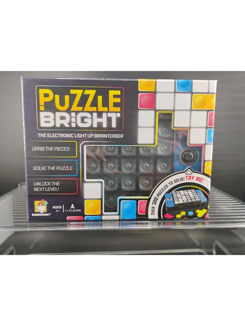 Puzzle Bright Electronic Light-Up Brainteaser Game Ages 8+